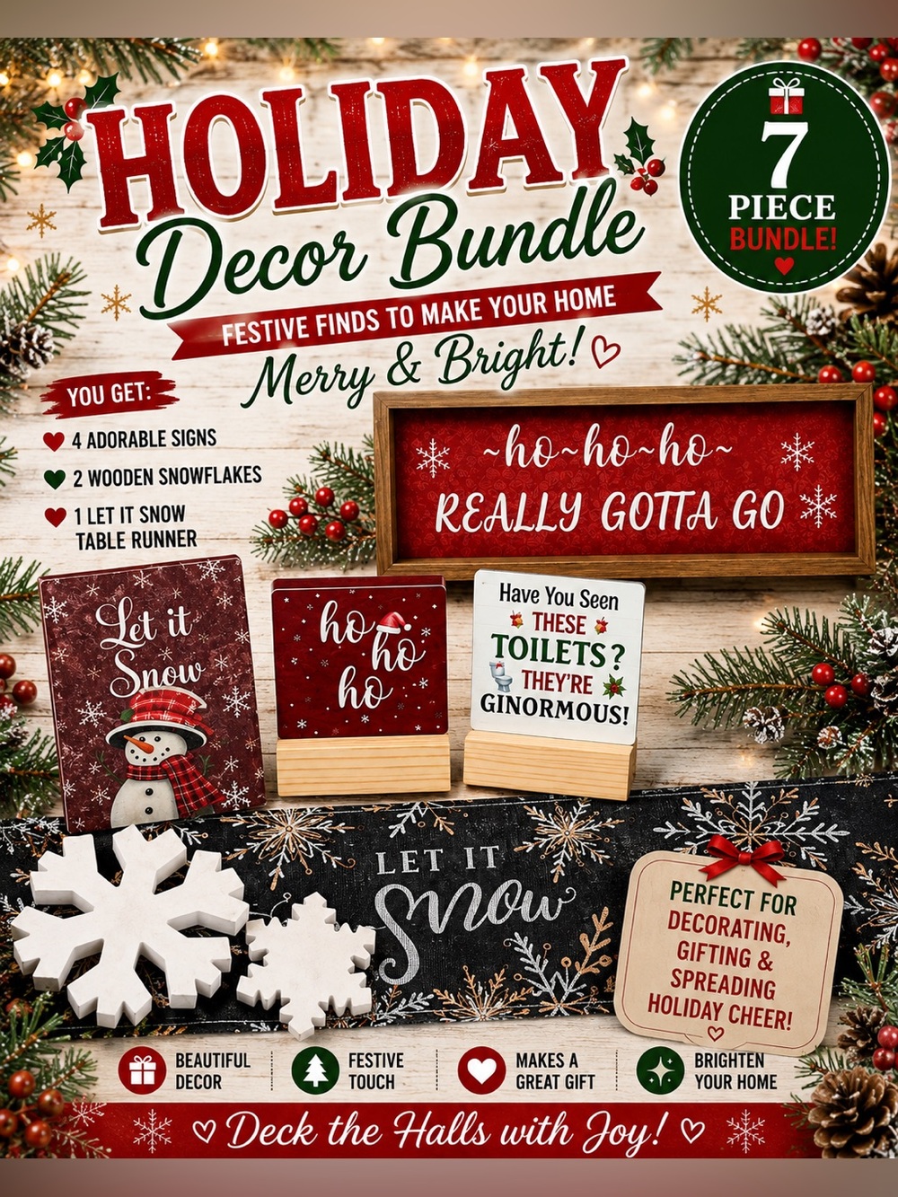 Holiday decor bundle